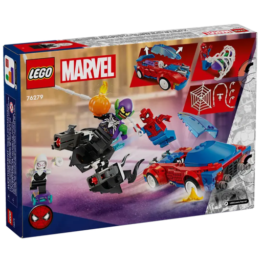 [174319-BB] Lego Super Heroes Spider-Man Race Car & Venom Green Goblin