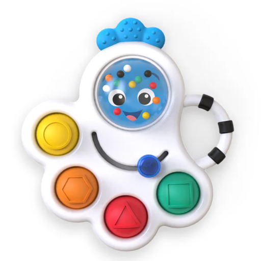 [174547-BB] Baby Einstein Opus's Shape Pops Sensory Rattle & Teether
