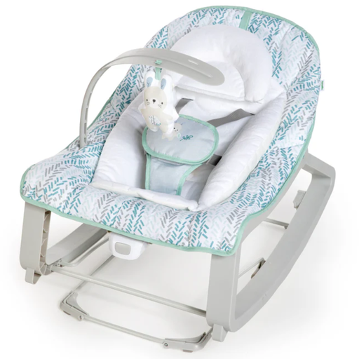 [174560-BB] Ingenuity Keep Cozy 3-in-1 Grow With Me Bounce & Rock Seat Spruce