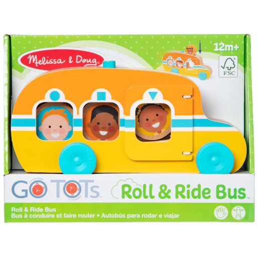 [174587-BB] Melissa & Doug GO TOTs Roll & Ride Bus 