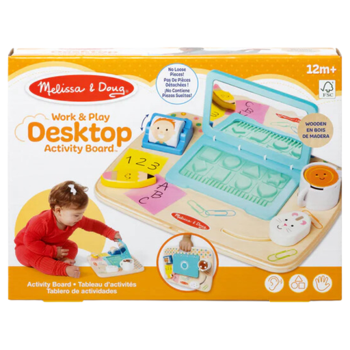 [174589-BB] Melissa & Doug Work & Play Desktop Activity Board