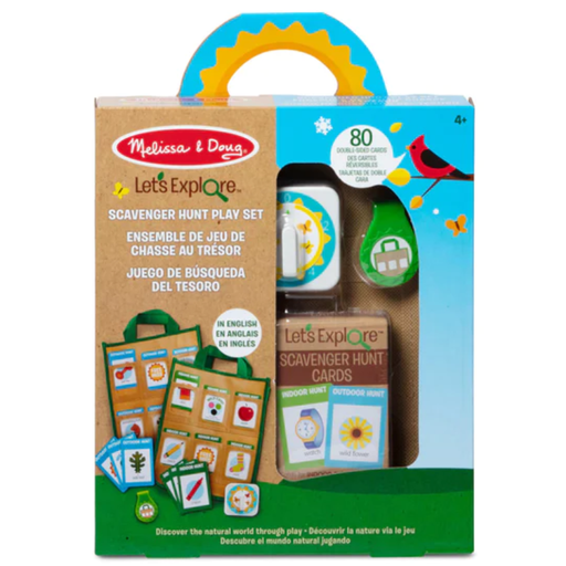 [174590-BB] Melissa & Doug Let's Explore Indoor Outdoor Scavenger Hunt Play Set
