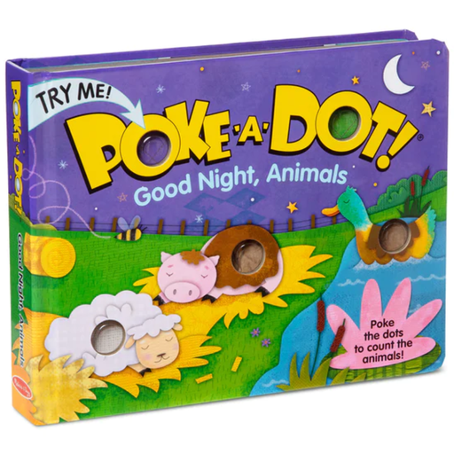 [174591-BB] Melissa & Doug Poke-A-Dot: Goodnight Animals Book