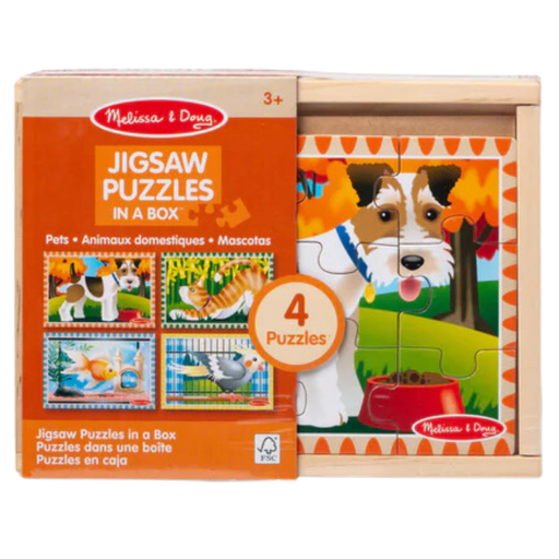 [174594-BB] Melissa & Doug Pets Jigsaw Puzzles in a Box