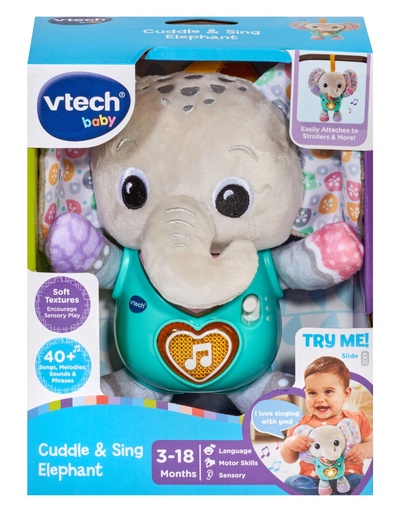 [174605-BB] VTech Cuddle & Sing Elephant