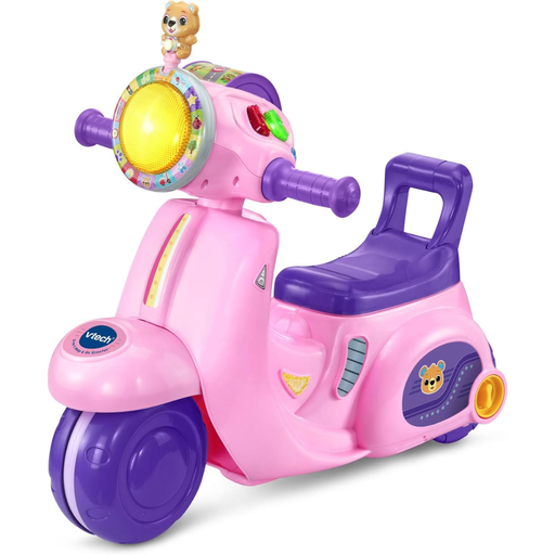 [174613-BB] VTech 2-in-1 Ride & Balance Scooter Pink