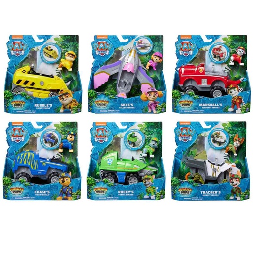 [175143-BB] Paw Patrol Jungle Themed Vehicle Assorted