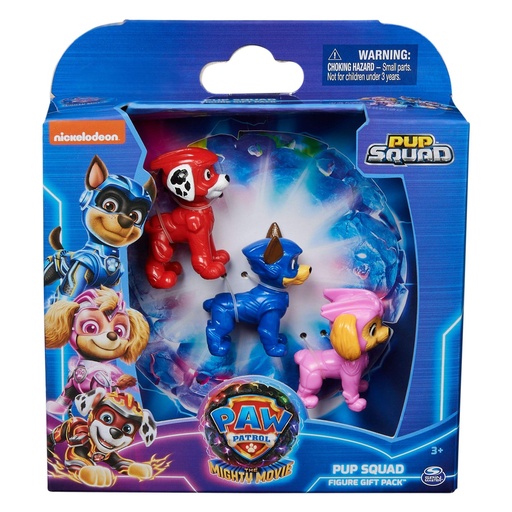 [175145-BB] Paw Patrol Mighty Movie Pawket Figures 3pk