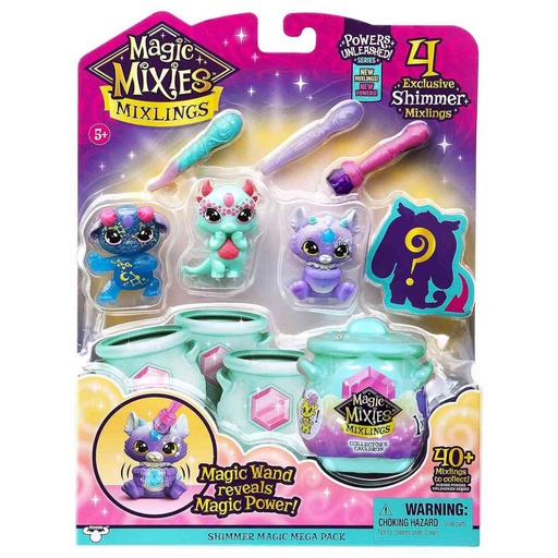 [175148-BB] Magic Mixies Mixlings S2 Shimmer Magic Mega Pack 4pk