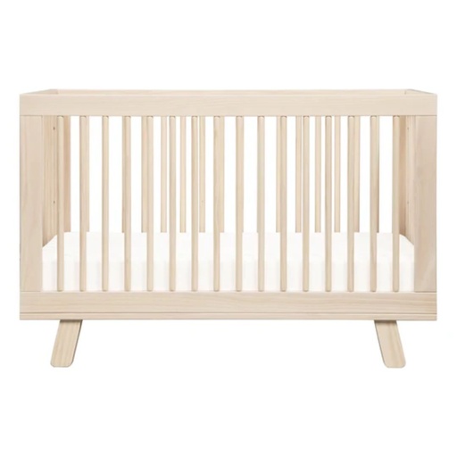 [175311-BB] Babyletto Hudson 3-in-1 Convertible Crib With Toddler Bed Conversion Kit Washed Natural