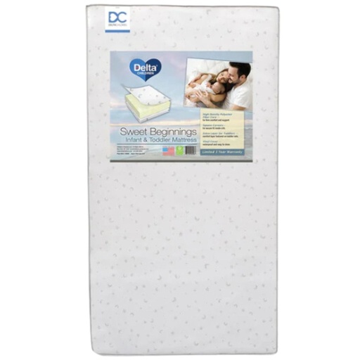 [175362-BB] Sweet Beginnings Two-Stage Crib and Toddler Mattress