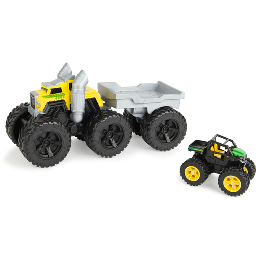 [175348-BB] John Deere Monster Treads Rev & Roar Semi Playset