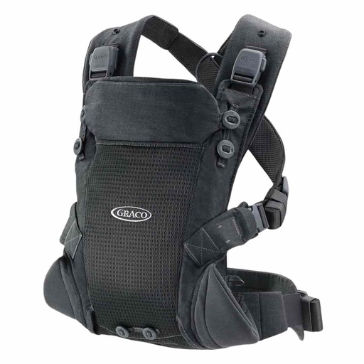 [175384-BB] Graco Cradle Me Lite 3-in-1 Carrier Charcoal Grey
