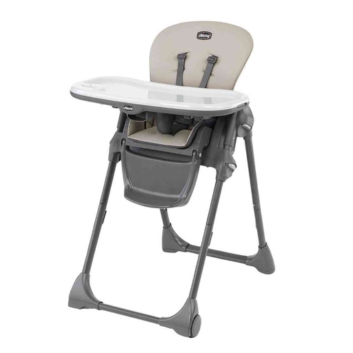 [175389-BB] Chicco Polly High Chair Taupe