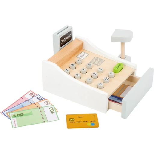 [175430-BB] Wood Cash Register Playset