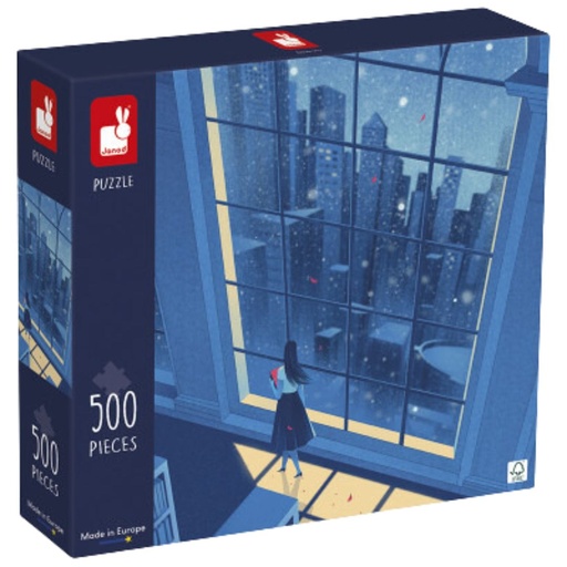 [175477-BB] Puzzle Blue Night View 500 Piece
