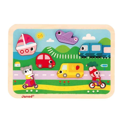 [175499-BB] Chunky Puzzle Vehicles