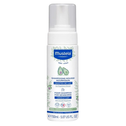 [175519-BB] Mustela Newborn Foam Shampoo 5.07oz