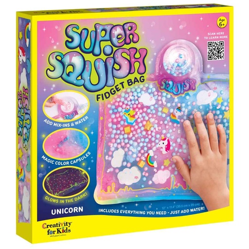 [175882-BB] Super Squish Fidget Bag Unicorn