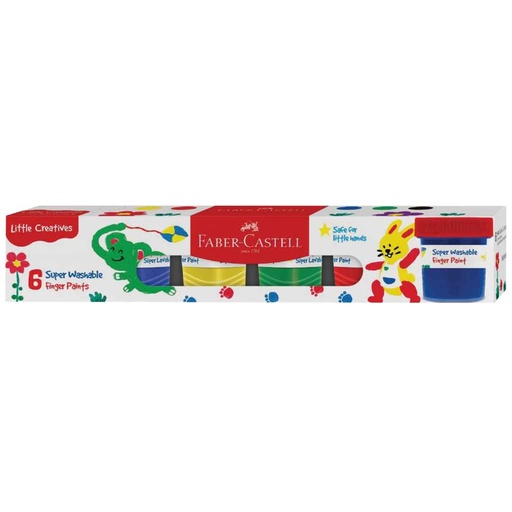 [175895-BB] Little Creatives Fingerpaints 6pk