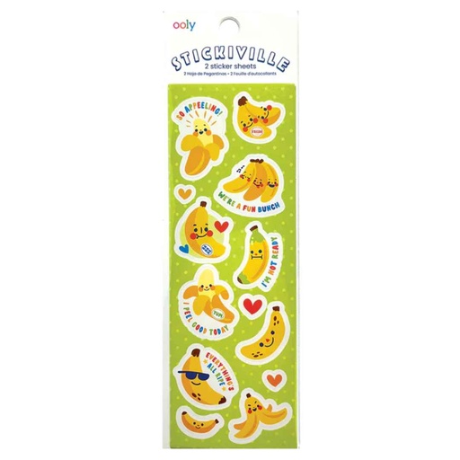 [175994-BB] Stickiville Lil Bananas Glossy Stickers