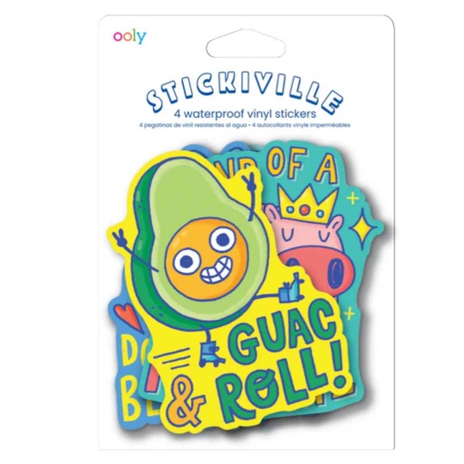 [175996-BB] Stickiville Punny Pals Vinyl Stickers