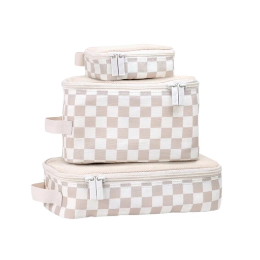 [176003-BB] Itzy Ritzy Packing Cubes Checker Board
