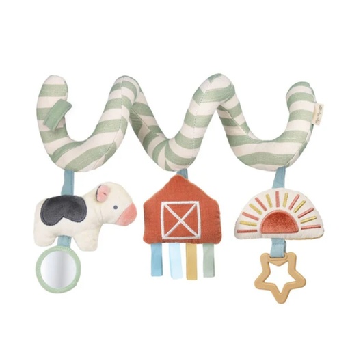 [176014-BB] Itzy Bitzy Spiral Car Seat Toy Farm