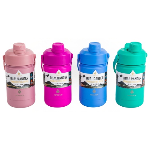 [176018-BB] Manna Dual Ranger Bottle Assorted 12oz