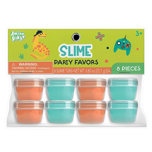 [176249-BB] Dino Gamer Slime 8pk