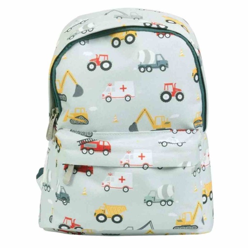 [176338-BB] Vehicles Little Backpack 11.5in