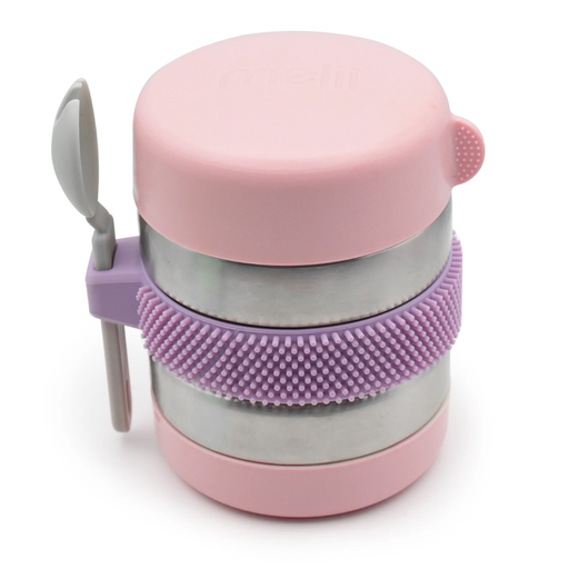 [176370-BB] Melii Fidget Thermos Pink & Purple 10oz