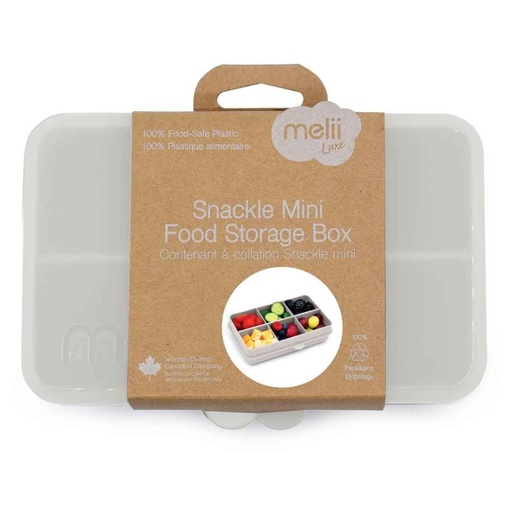 [176394-BB] Melii Luxe Snackle 6-Compartment Ivory