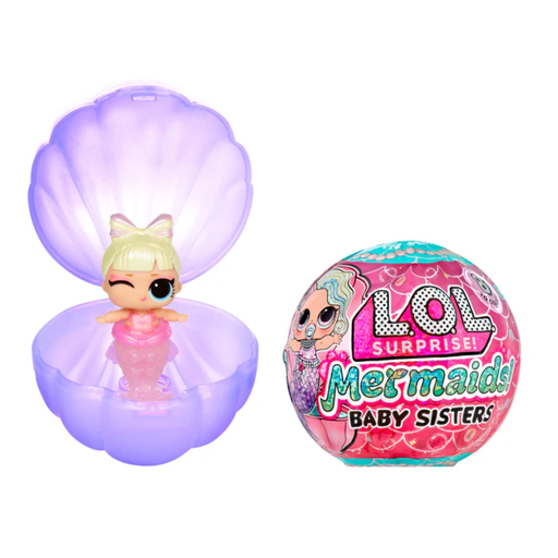 [176456-BB] LOL Surprise Mermaids Baby Sisters Assorted