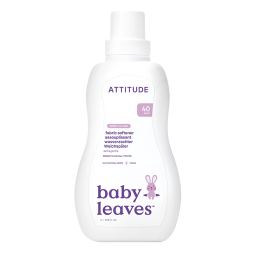 [176528-BB] Attitude Baby Leaves Fabric Softener Sweet Lullaby 40 loads 33.8oz