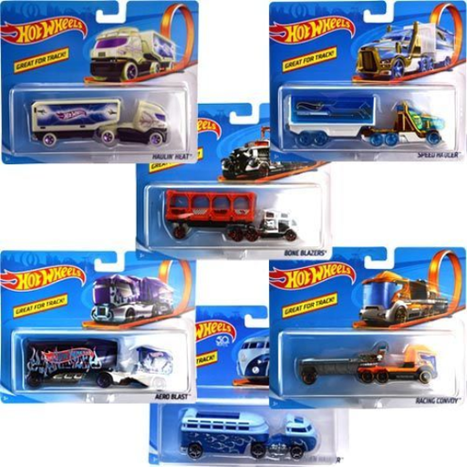 [176782-BB] Hot Wheels Track Fleet Vehicles Assorted