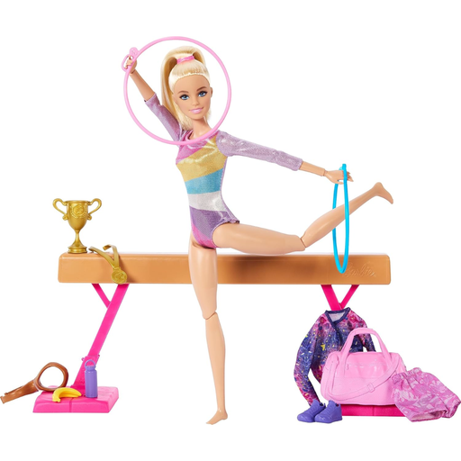 [176801-BB] Barbie Gymnastics Playset Blonde