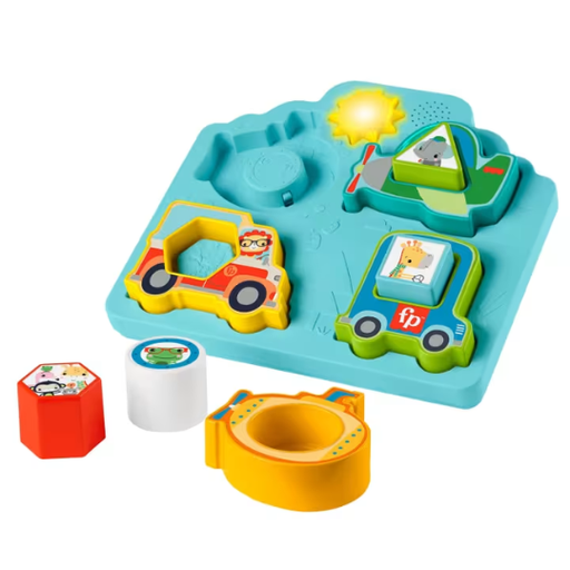 [176844-BB] Shapes & Sounds Vehicle Puzzle