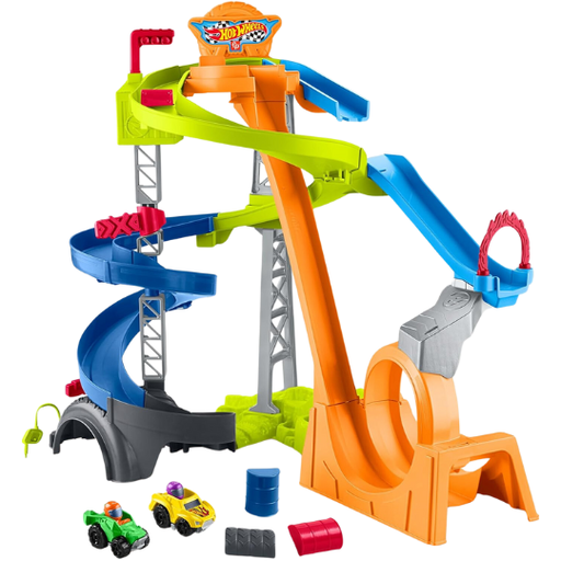 [176850-BB] Little People Hot Wheels Spiral Stunt Speedway