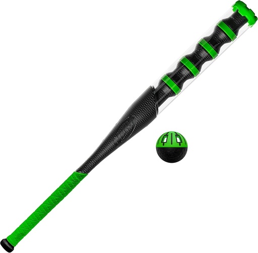 [177078-BB] Nerf Power Blast Bat & Ball Set 32in