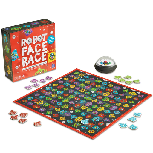 [177094-BB] Robot Face Race Game