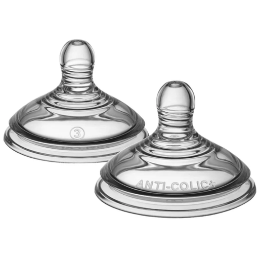 [177134-BB] Tommee Tippee Anti Colic Nipples 2pk Medium Flow
