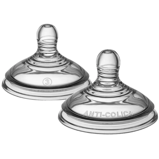 [177135-BB] Tommee Tippee Anti Colic Nipples 2pk Fast Flow