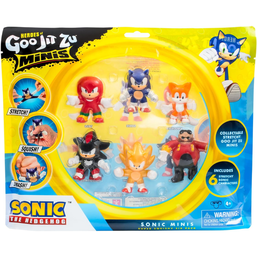 [177358-BB] Goo Jit Zu Mega Sonic Minis 6pk