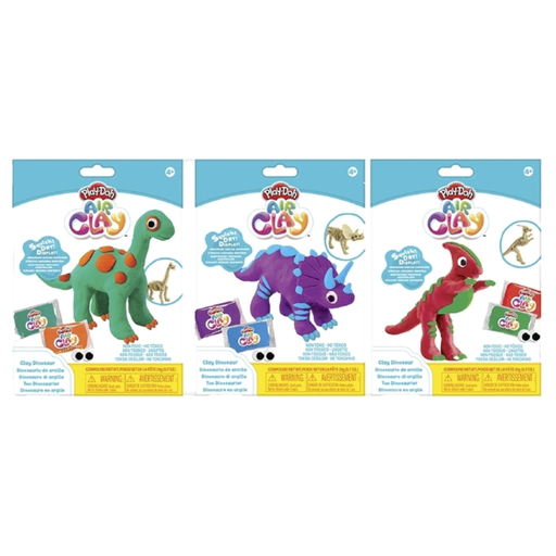 [177394-BB] Play-Doh Air Clay Crackle Dinos Assorted