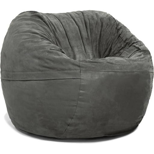 [177512-BB] Jaxx Saxx 3ft Round Bean Bag Castle Grey