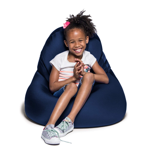 [177514-BB] Jaxx Nimbus Spandex Bean Bag Chair Navy