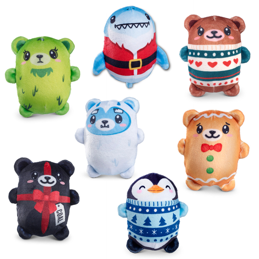 [177553-BB] Bubble Stuffed Squishy Friends A Very Xmas