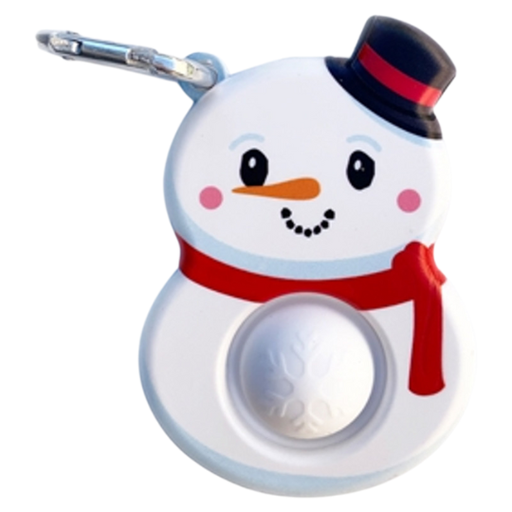 [177556-BB] Omg Mega Pop Snowman Keychains