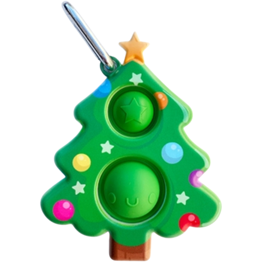 [177557-BB] Omg Mega Pop Christmas Tree Keychain